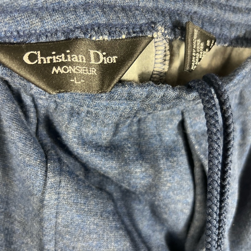 Christian Dior Tailored Joggers Pants Blue Sz Large - Picture 7 of 9
